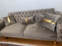 Sofa Couchgarnitur Chesterfield 3/3/1 Sand neu Essen - Essen-West Vorschau