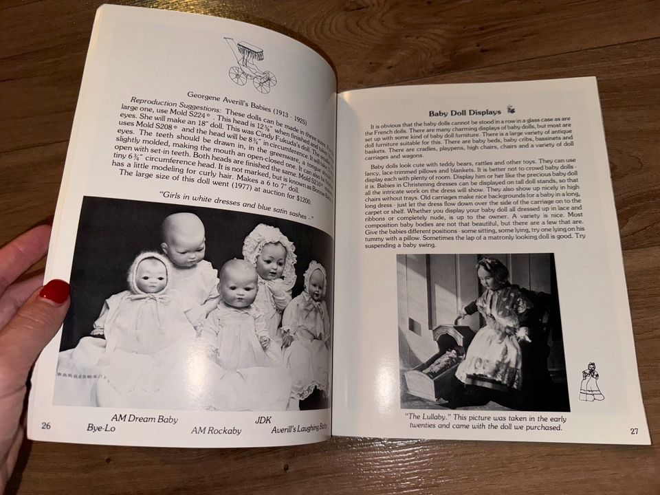 ❤️ Altes Buch Puppen - Dollmakers Workbook Baby Dolls by Mildred in Bad Homburg