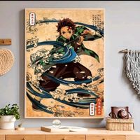 Demon Slayer Tanjiro Wallpaper Wandbild Poster Gemälde 40x60cm Köln - Mülheim Vorschau