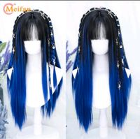 Wig Meifan Schwarz Blau Pony Emo Gothic Cosplay Dortmund - Holzen Vorschau