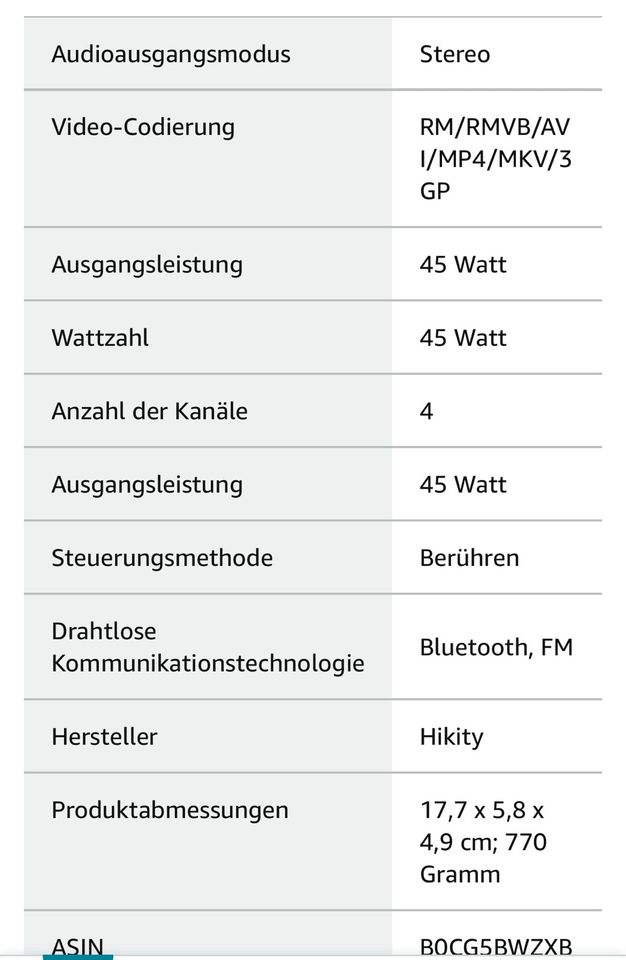 Auto Radio Wireless CarPlay neu OVP Bluetooth in Ingolstadt