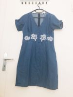 Orsay Jeans kleid Baumwolle Blume süß kurzarm blau elegant Buchholz-Kleefeld - Hannover Groß Buchholz Vorschau