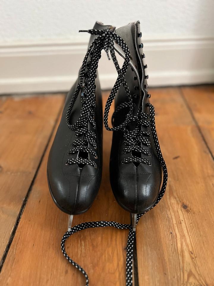 Lico Eislaufschuhe Eislauf Schlittschuhe Herren Vintage Leder in Konstanz