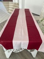 Tischdecken, hochwertiger Stoff, weiß-rot, 120x230 cm Baden-Württemberg - Aalen Vorschau