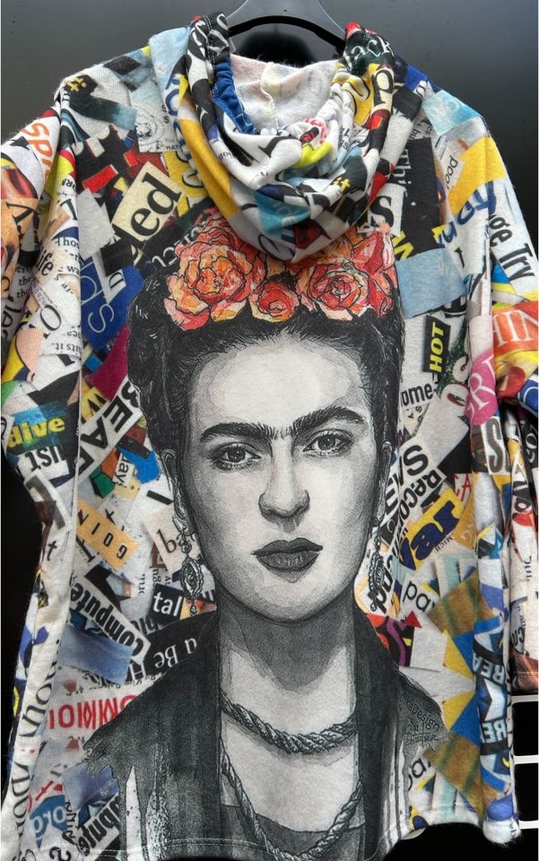 Neu Damen Kahlo Pullover mit Kapuze s m l xl xxl Frida motiv bild in Mainz