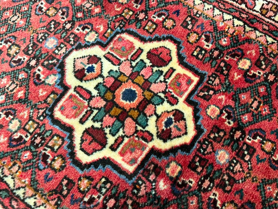 Handgeknüpfter Perser Orientteppich: Hamadan Läufer 384x82cm in Wuppertal