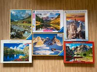 6 Puzzles: 3x1000Teile 2x1500Teile 1x2000Teile vollständig Bayern - Diedorf Vorschau