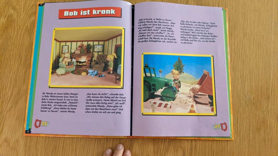 Buch Bilderbuch Bob der Baumeister mit tollen Rätseln in Herten