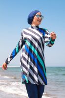 Hasema Burkini Bademode Hijab Badeanzug Tesettür Mayo Swimwear Nordrhein-Westfalen - Hattingen Vorschau