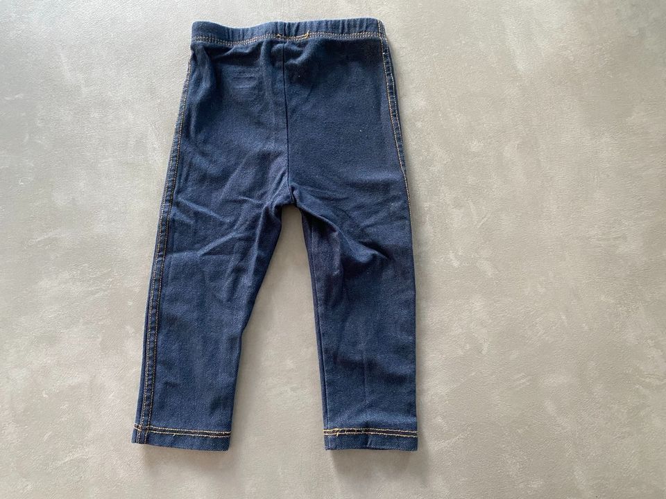 Baby Leggings in Jeans Look in Größe 74 in Schwabhausen