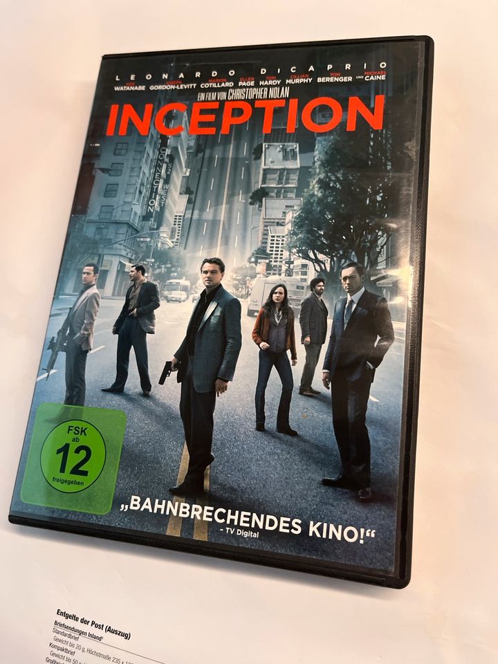 Inception DVD neuwertig in Uffenheim