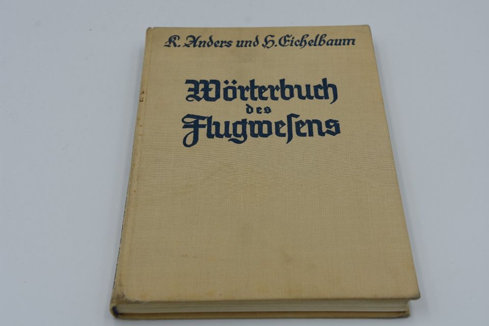 Buch "Wörterbuch des Flugwesens" Antiqauriat 1939 in Erdmannhausen