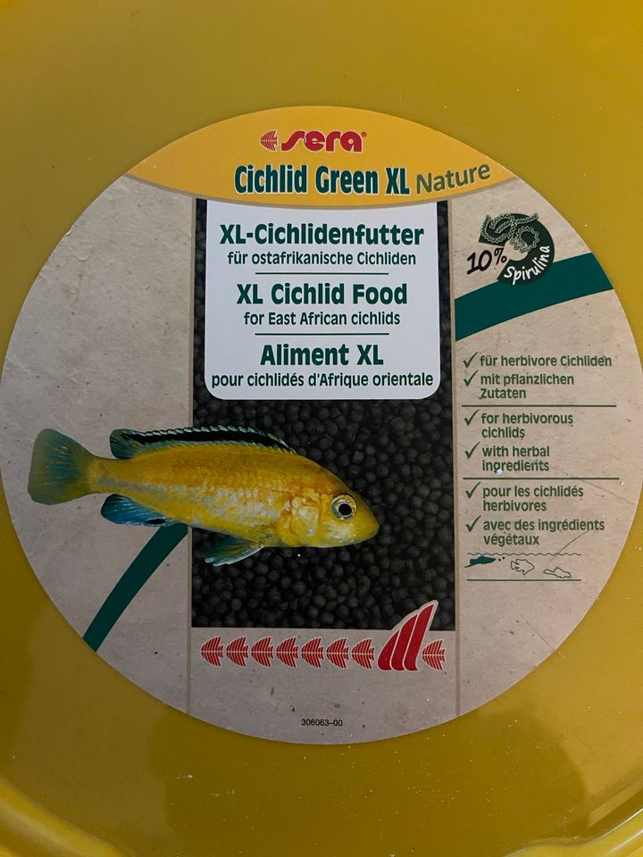 Sera Cichlid Green XL Nature Futter Mbuna Herbivore je 50 g in Essen -  Altenessen