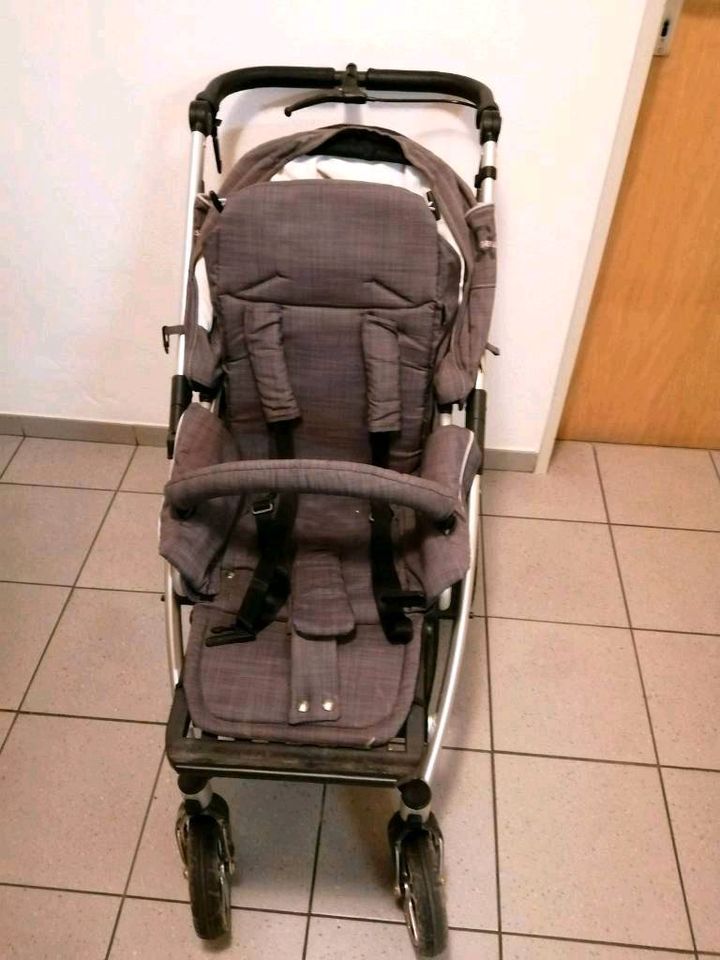 Gesslein F4 Kombi-Kinderwagen inklusive Fußsack (Winter) und Muff in Goldbach