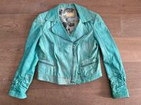 Damen Lederjacke Bikerjacke Türkis Biba Gr. 42/44 Bayern - Starnberg Vorschau