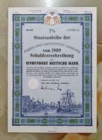 Staatsanleihe der Hansestadt Hamburg von 1989 7% 100 DM Nordrhein-Westfalen - Neuss Vorschau