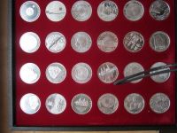 44 x 10 Euro, BRD, Silbermünzen, 2004 - 2011, keine Münze ist dop Baden-Württemberg - Stödtlen Vorschau