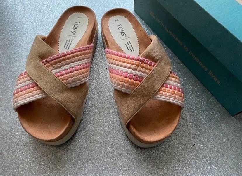 TOMS Paloma Honey Suede, Pantoletten, Sandalen, Damen, 36-37, NEU in Mannheim