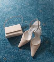Hochzeit - Schuhe Pumps Gr. 39 & Tasche Sachsen - Werdau Vorschau