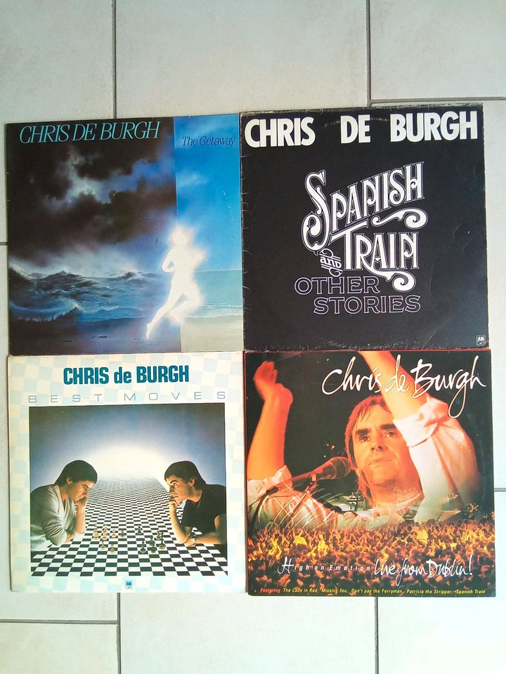 8 LPs von Chris de Burgh (auch Doppel-Live), Preis gilt für alle in Ratingen