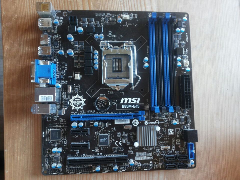 Mainboard B85M-E45 Motherboard defekt Sockel 1150 in Mengkofen