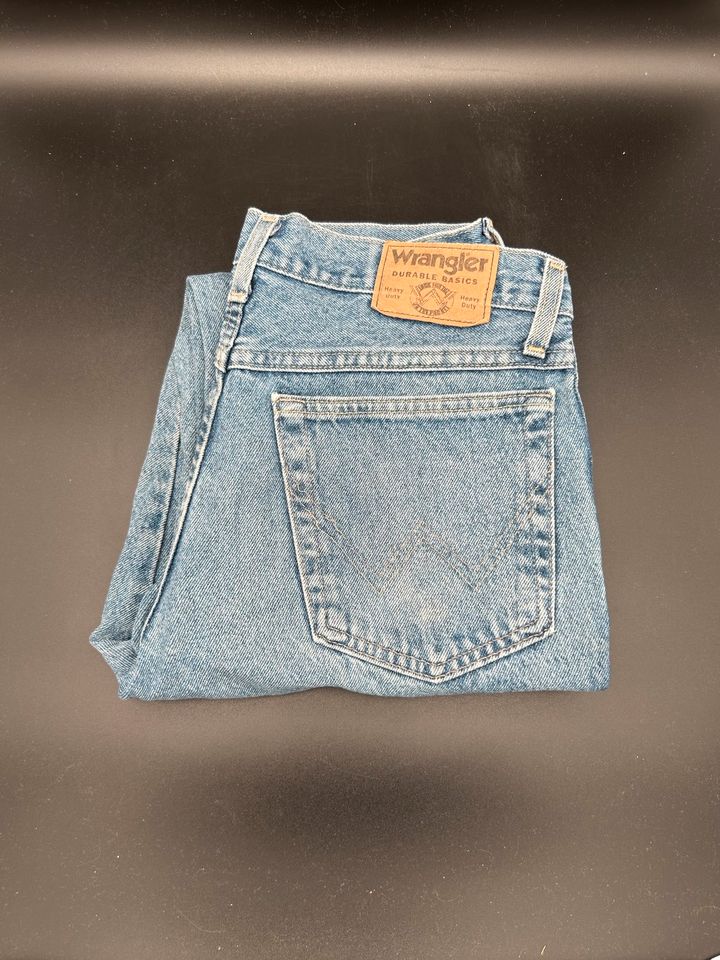 Wrangler Vintage Herren Comfort Fit Jeans blau  W31 L32 (baggy S) in Bad Waldsee