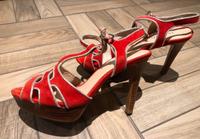 Minelli High Heel Sandale Gr. 37 (37,5), Echtleder / Wildleder Pankow - Weissensee Vorschau