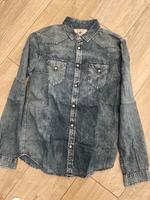 Original Zara Jeanshemd Denim M neuwertig blau Hessen - Fulda Vorschau