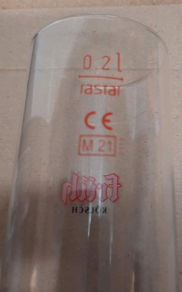 6 Gläser - Frühkölsch - Exclusiv-Kölner Stange 0,2l RASTAL in Gera