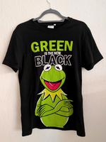 Disney T-Shirt Frosch Kermit Frog schwarz grün Gr. M 38 40 Nordrhein-Westfalen - Rödinghausen Vorschau