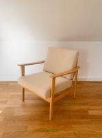 Mid Century Armlehnen Sessel Lounge Chair in Beige Retro Köln - Humboldt-Gremberg Vorschau