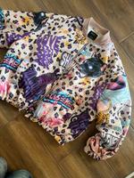 Bershka Bomberjacke Komik Comic  Print  34 36 38 Blouson Safari Hessen - Fulda Vorschau