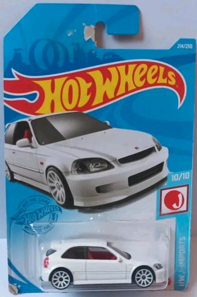 Hot Wheels 1:64 #214 Honda Civic Type R [EK9] weiß "J-Imports" in Berlin