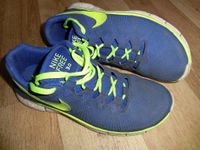 Nike Free 3.0 Gr. 40,5 blau mit neongelb Hessen - Fulda Vorschau