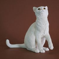 Dekotier, Weiße Katze, neuwetig, von County Artists, 13 cm Schleswig-Holstein - Behrendorf Vorschau