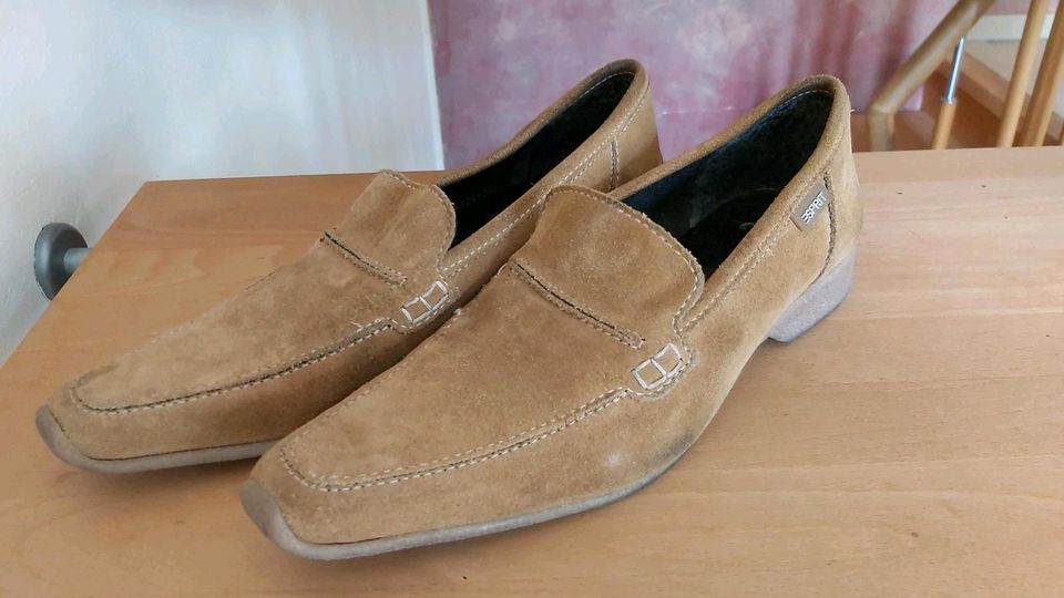 Retro Vintage Loafer Mokassins Slipper Damenschuhe Esprit Gr. 38 in Magdeburg