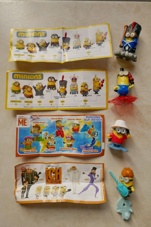 Neu Minions Überraschung Ü Ei Figuren mit BPZ Ich unverbesserlich in Kenzingen