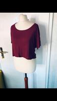 Croptop Cropped-Shirt Gr.38/40 beerenfarbenes Bauchfrei-Shirt Rostock - Südstadt Vorschau