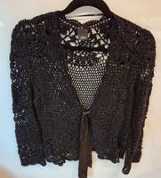 Häkel Cardigan/Weste Gr. 40 wie NEU, schwarz, v. s.Oliver Sel. Bayern - Ortenburg Vorschau