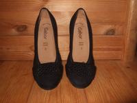 Gabor Pumps Gr.3 schwarz Wildleder Steinchen Soft&Smart neuwertig Baden-Württemberg - Weinheim Vorschau