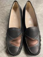 Damen Slipper, schwarz, echtes Leder Hessen - Butzbach Vorschau