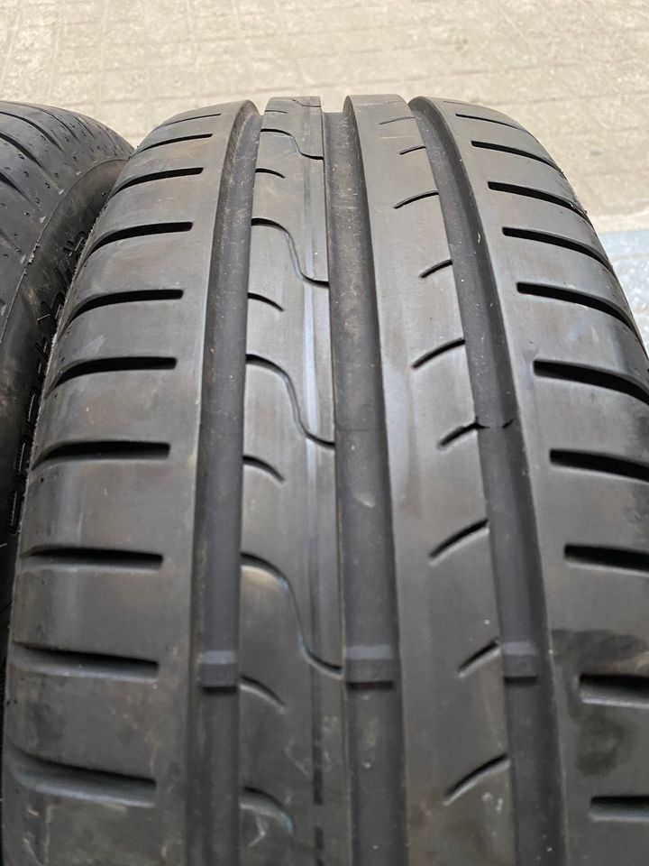 2 x Sommerreifen Dunlop 185/60 R15 84H mit 2 x 7,5mm in Klein-Winternheim