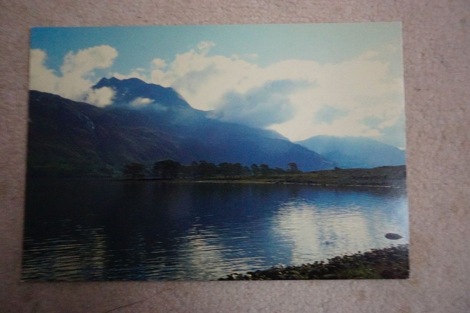 Scotland Postkarte Loch Maree and Slioc in Zobes