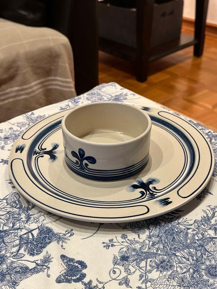 Riesiges Set Rosenthal Sienna Blau Service TOP Zustand 36 tlgo in Wenden