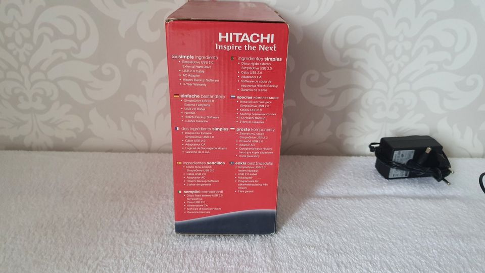 Hitachi SimpleDrive externe Festplatte ✨ 500 GB ✨ 0,5 TB ✨ silber in Kiel