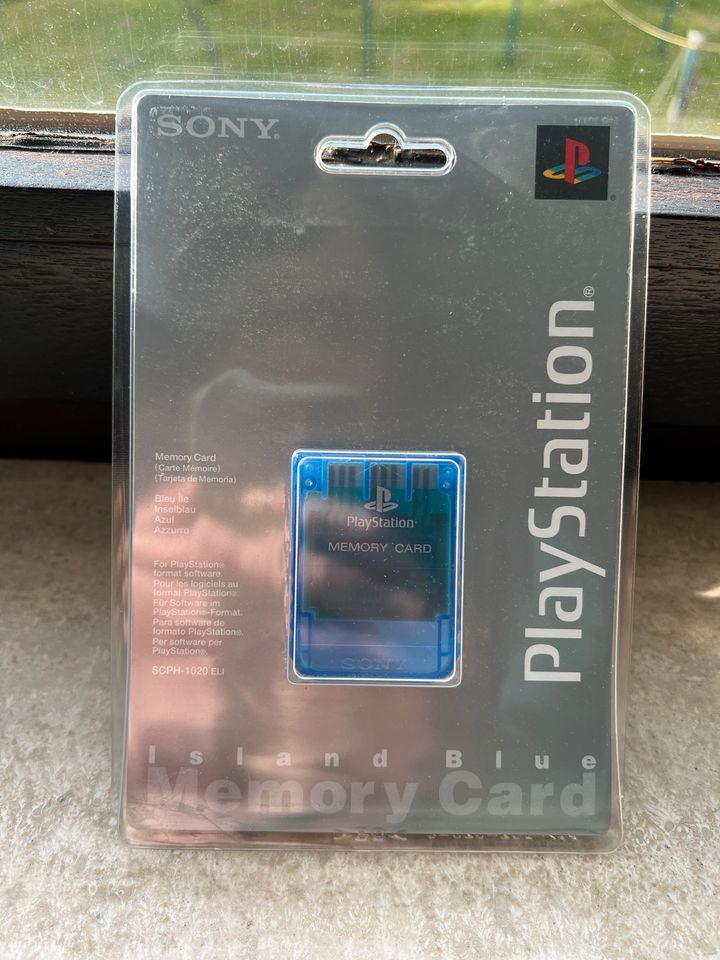 Sony PlayStation 1 / One  1MB Speicherkarte - Island Blue / Blau in Lutter am Barenberge