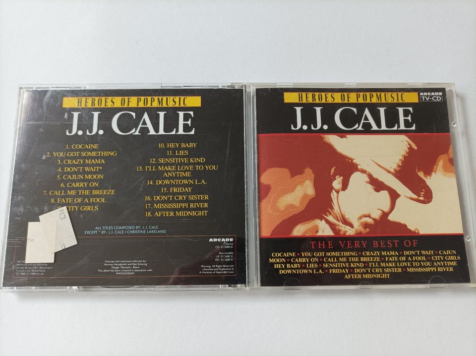 CD – J.J. Cale – The very best of in Bad Salzuflen