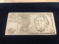 1000 Deutsche Mark in 1000er Feinsilber. Rarität. Bayern - Wertingen Vorschau
