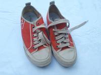 Sneaker Sportschuh, Gr. 37, TAMARIS, aus Leder & Leinen Baden-Württemberg - Ladenburg Vorschau