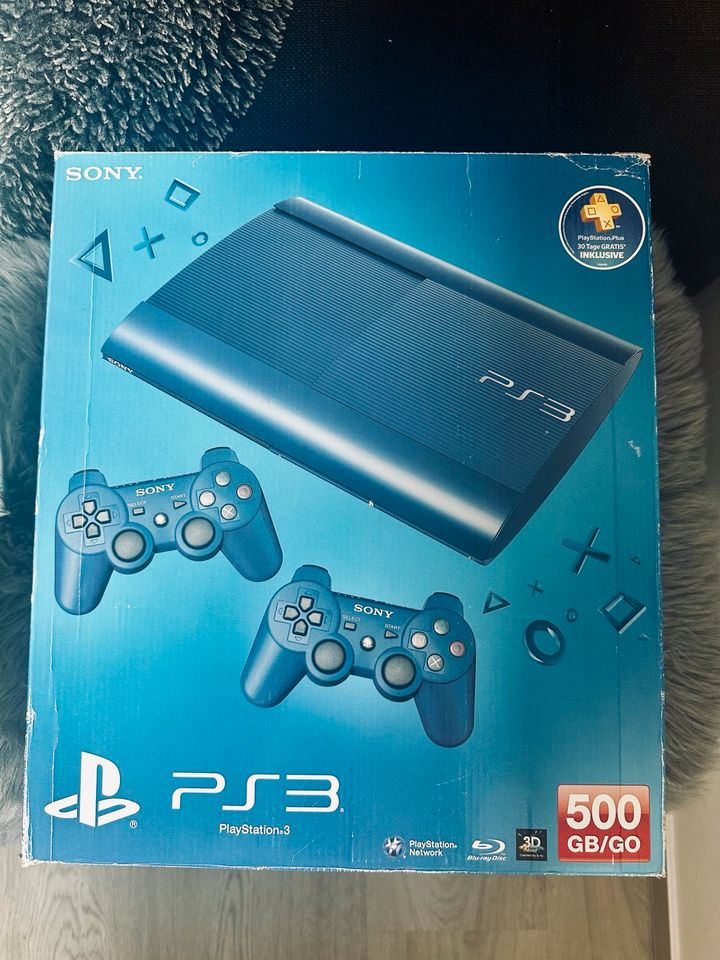 PS3 Blau 500GB sehr guter Zustand in Gütersloh